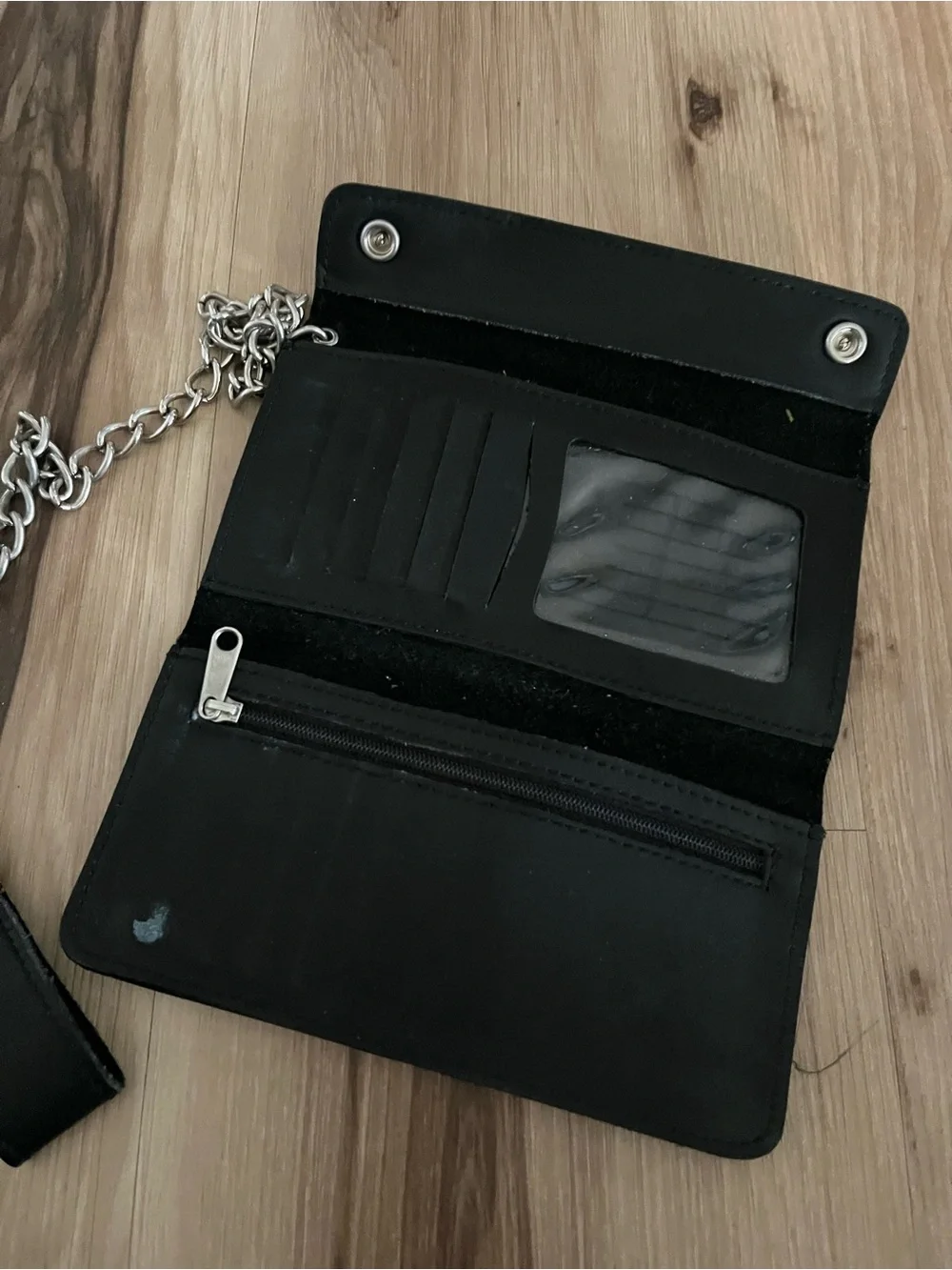 Vintage 1990s Harley Davidson Long Wallet Chain Belt Loop Made In USA